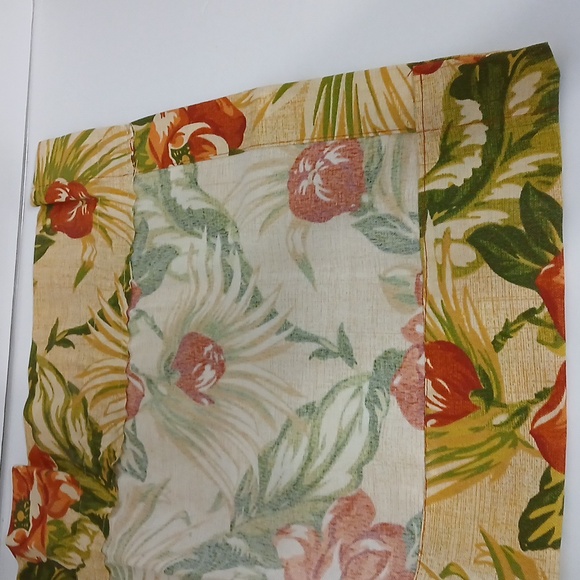 Four-piece floral print drapes - Picture 5 of 6